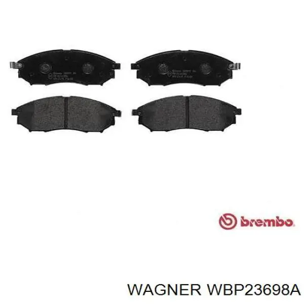 Pastillas de freno delanteras Nissan Navara D40M