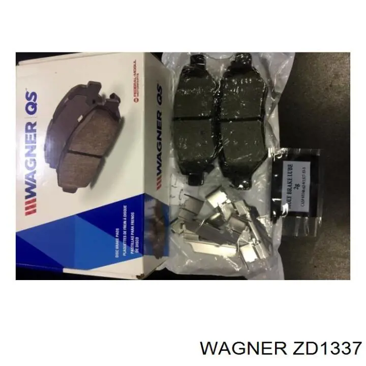 ZD1337 Wagner pastillas de freno traseras