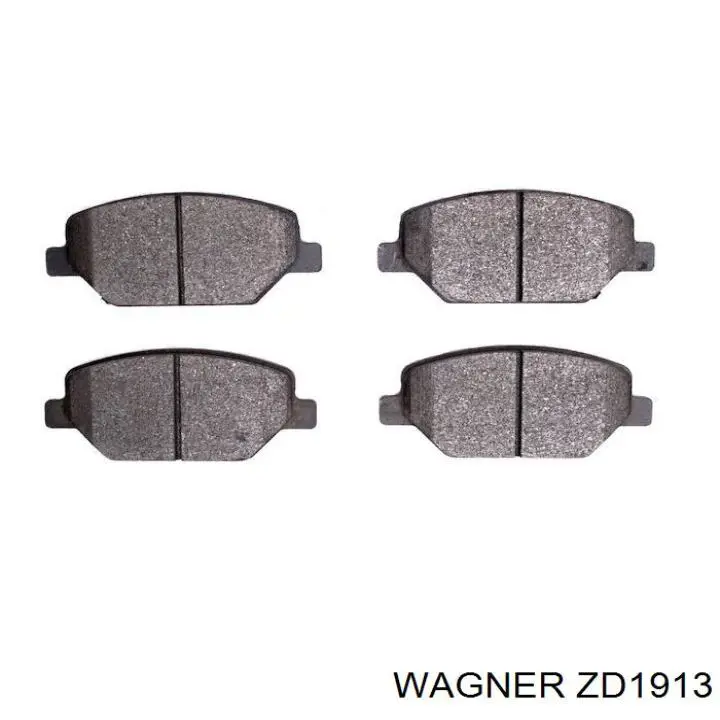 Pastillas de freno ZD1913 Wagner