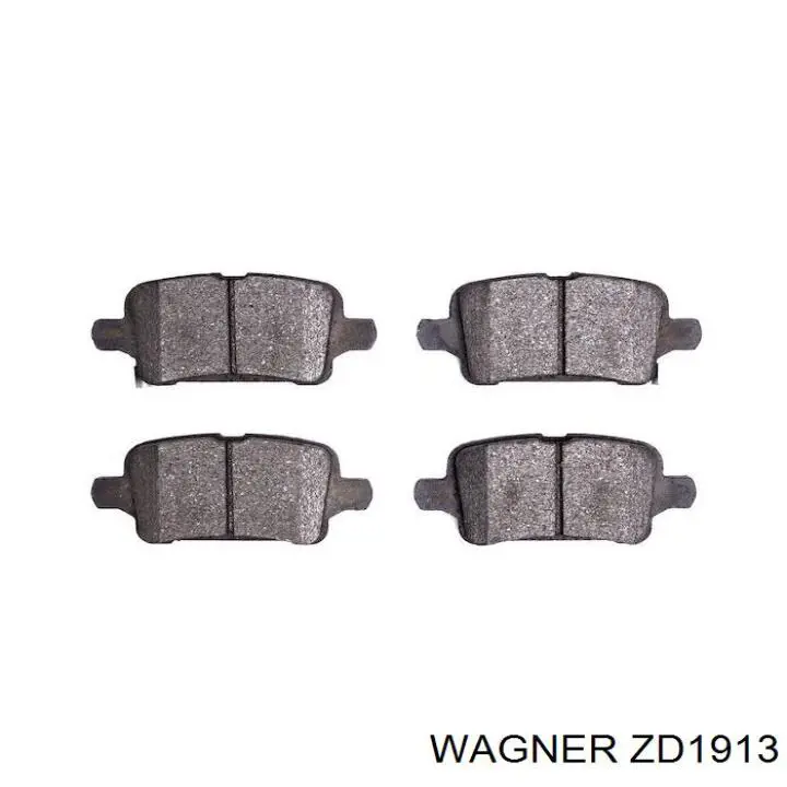 Pastillas de freno delanteras Wagner ZD1913