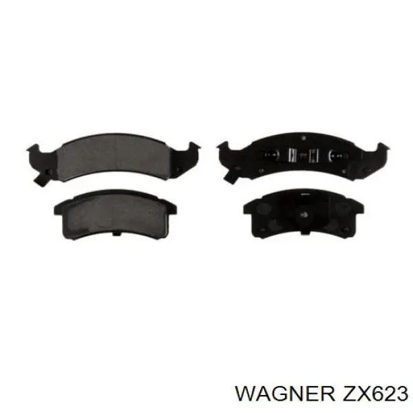 ZX623 Wagner pastillas de freno delanteras