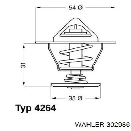 352317101080 Magneti Marelli Termostato de agua