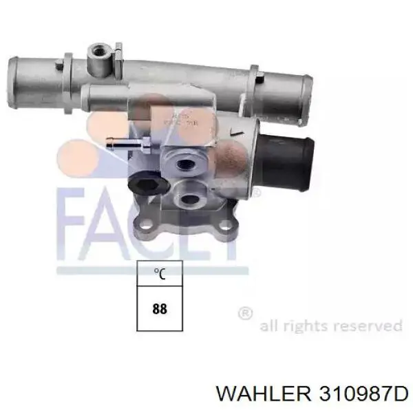 Termostato 310987D Wahler