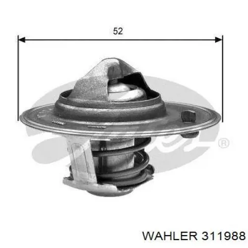 311988 Wahler termostato