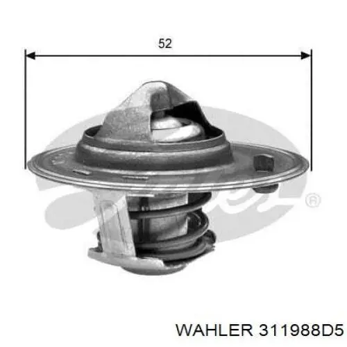311988D5 Wahler Termostato de agua