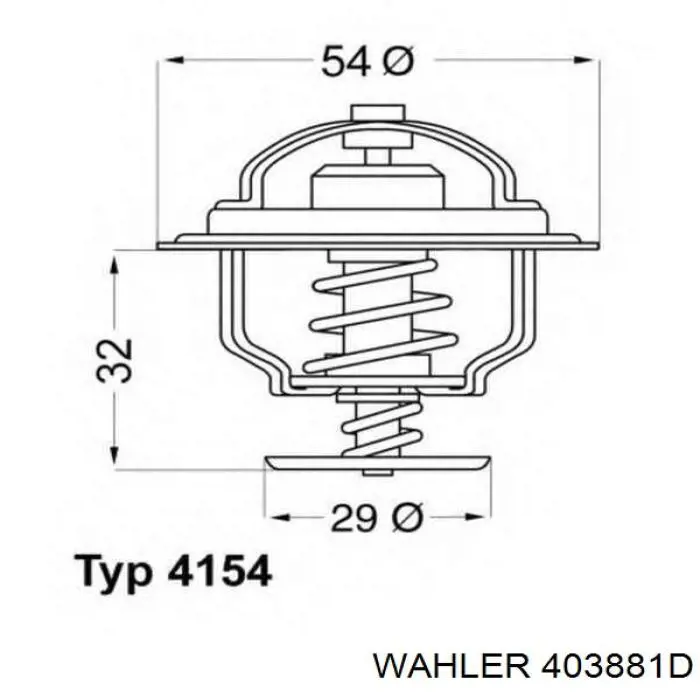 Termostato 6542383 Ford