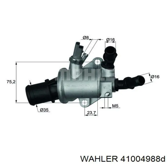 Termostato WAHLER 41004988D