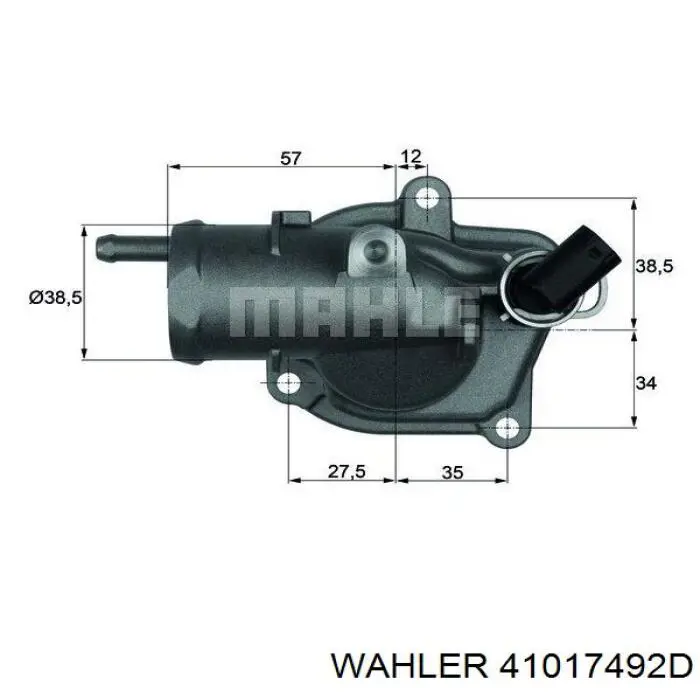 Comprar 41017492D Wahler Caja de termostato