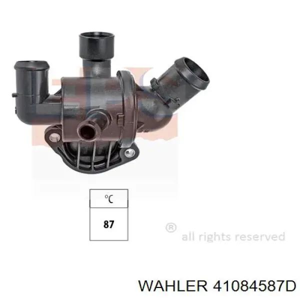 41084587D Wahler Caja del termostato