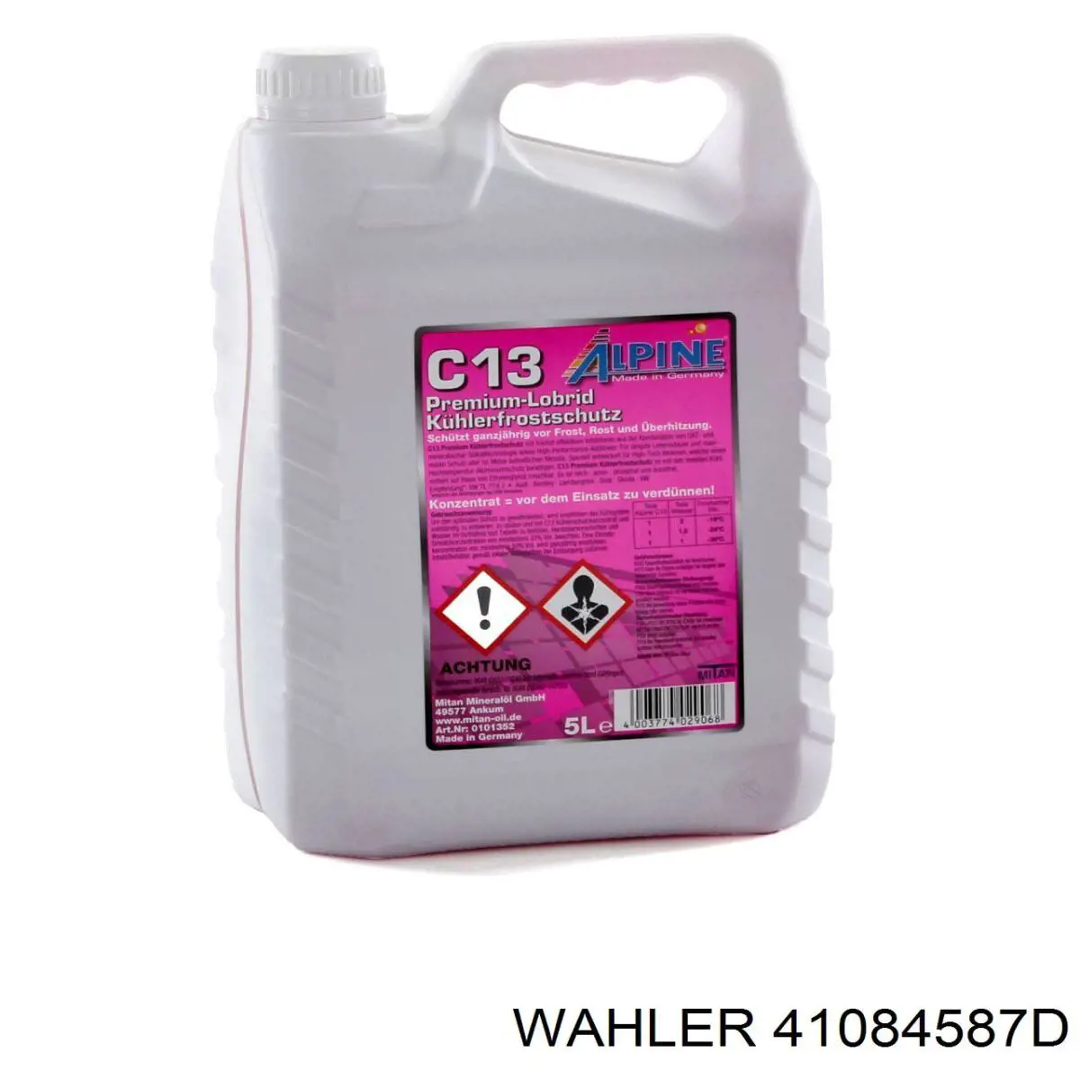Caja de termostato 41084587D Wahler