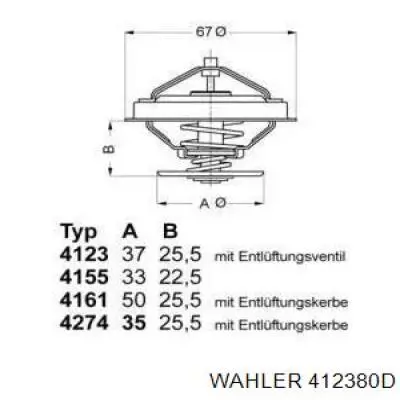 Termostato Wahler 412380D precio, desde 10,99 EUR