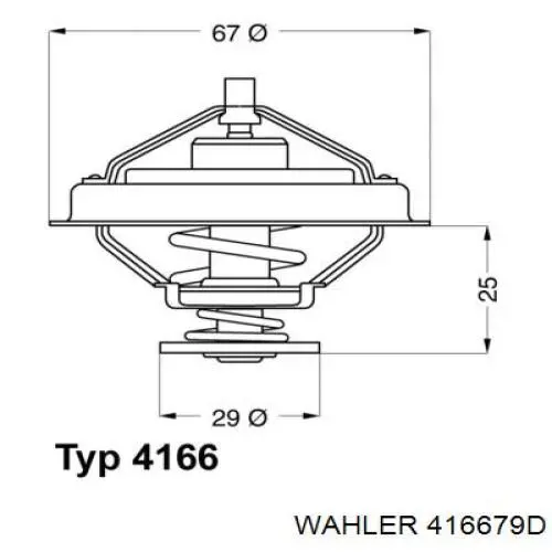 Termostato 98432310 Iveco