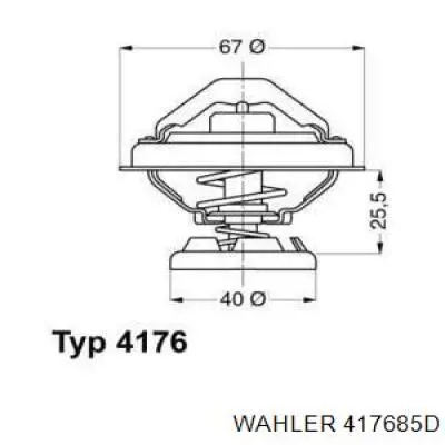 Comprar 417685D Wahler Termostato