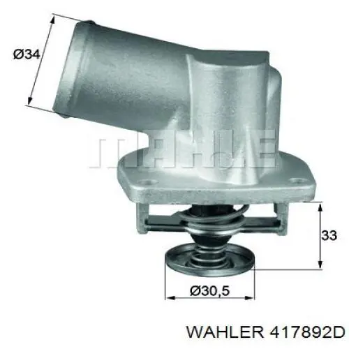 4178.92D Wahler termostato, refrigerante