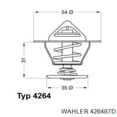 Termostato Wahler 426487D precio, desde 8,60 EUR