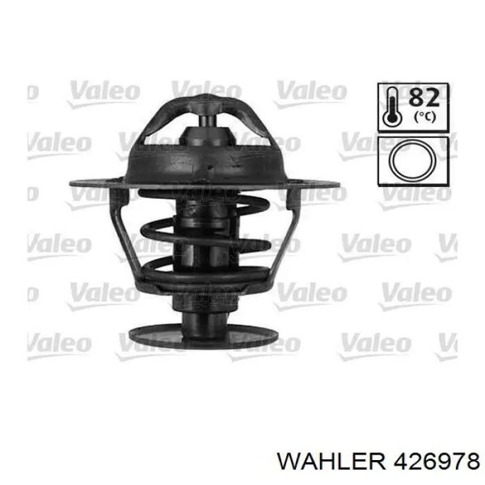 426978 Wahler termostato, refrigerante