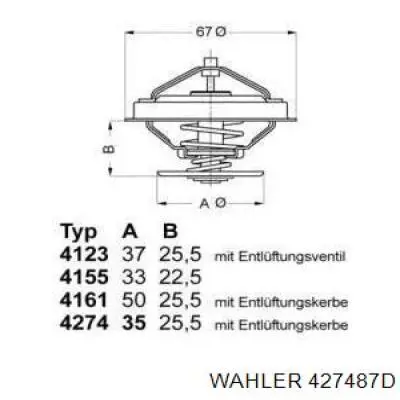 Comprar 427487D Wahler Termostato