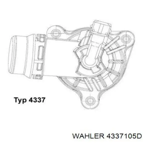 Termostato Wahler 4337105D precio, desde 50,96 EUR