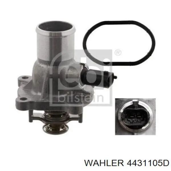 4431105D Wahler Termostato de agua