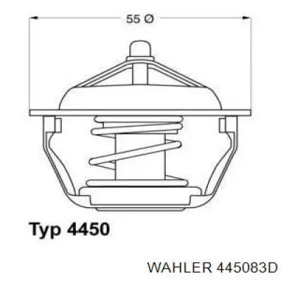 Termostato Wahler 445083D precio, desde 9,52 EUR