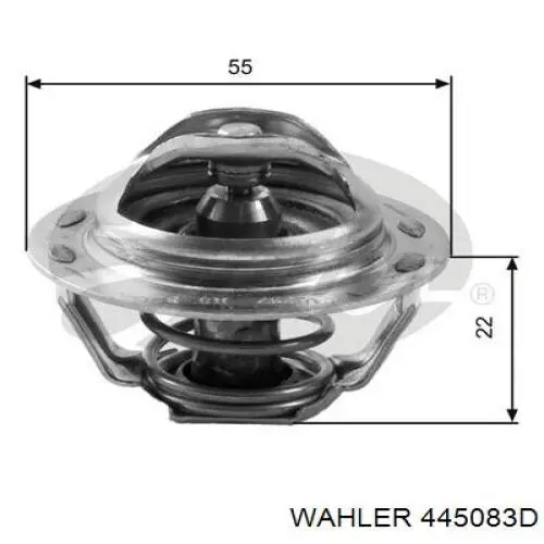 Comprar 445083D Wahler Termostato