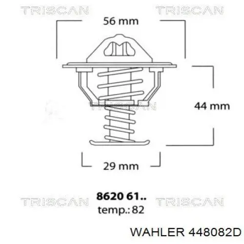 Termostato, refrigerante Nissan Sunny 3 N14