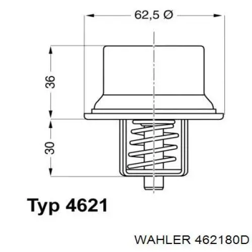 462180D Wahler termostato
