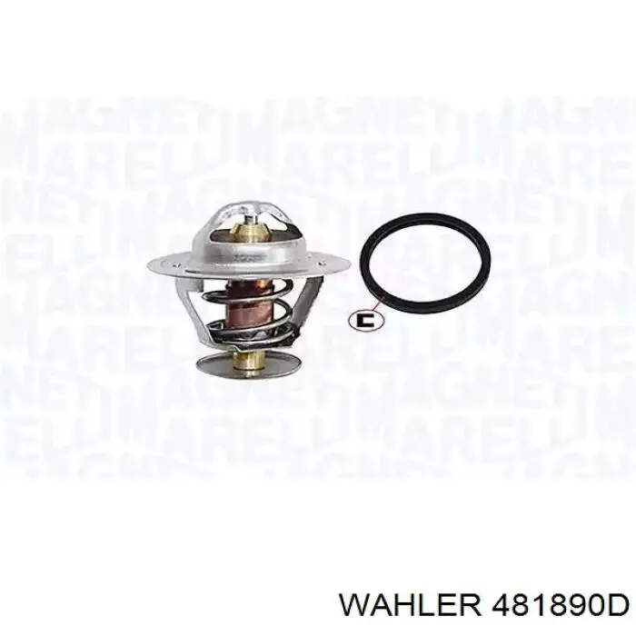 481890D Wahler Caja del termostato