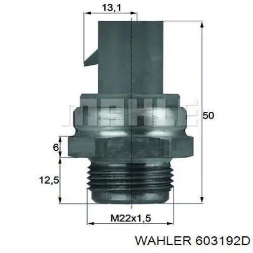 Sensor, temperatura del refrigerante (encendido el ventilador del radiador) Alfa Romeo 145 930