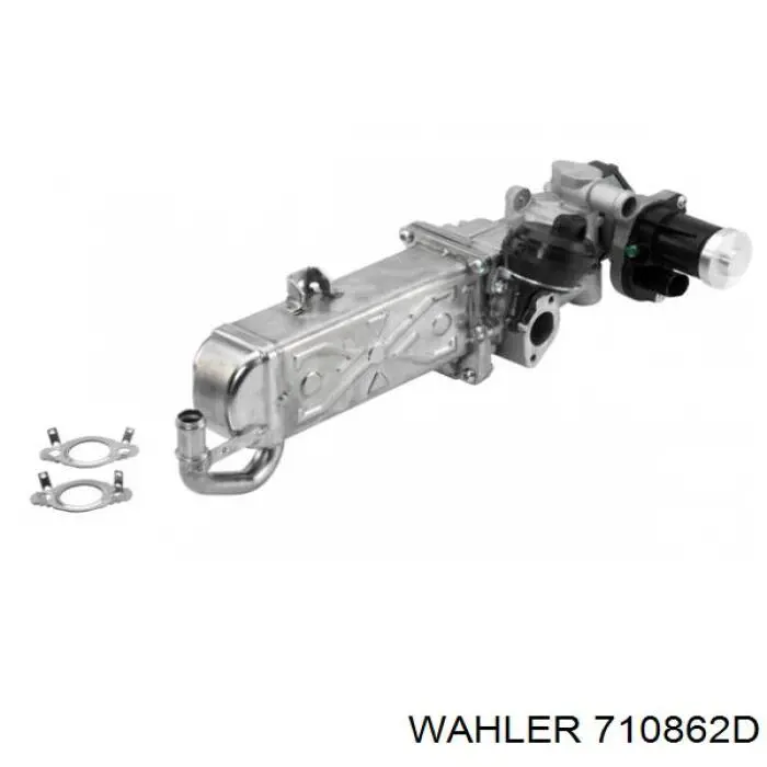 Enfriador de recirculación de gases de escape EGR 710862D Wahler