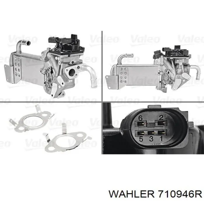 710946R Wahler enfriador egr de recirculación de gases de escape