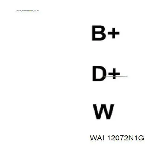 Alternador 12072N1G WAI
