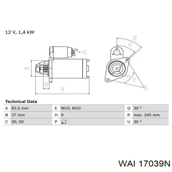 Comprar D6RA168 Mercedes Motores de arranque