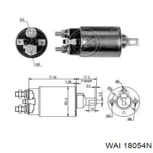 111586 Cargo motor de arranque