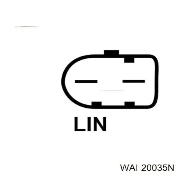 20035N WAI alternador