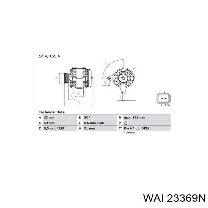 Generador Renault (RVI) 8200660020
