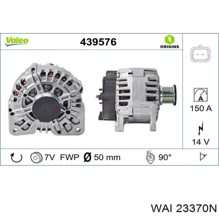 Alternador CA1959 REMA-PARTS