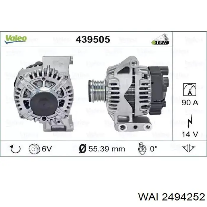 Poleas juego de piezas Alfa Romeo Mito 955