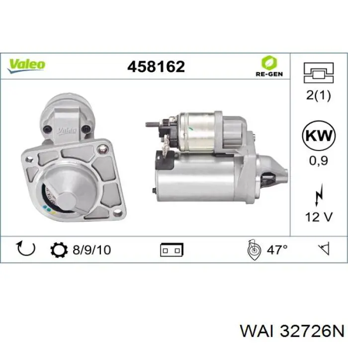 Motor de arranque ZN1779 ZEN
