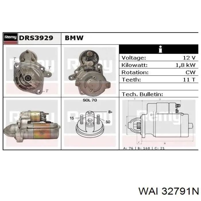 MSN808 Magneti Marelli Arranque motores
