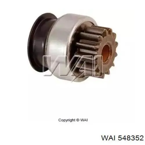 54-8352 WAI bendix, motor de arranque