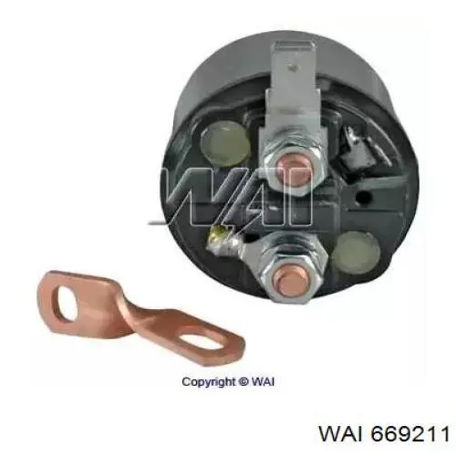 Solenoide de arranque 28730188 Perkins