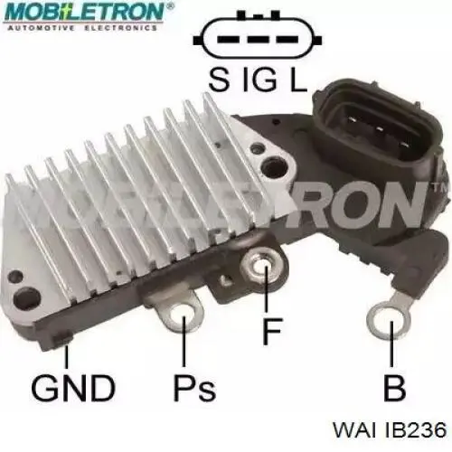 Regulador De Rele Del Generador (Rele De Carga) Toyota Yaris P13