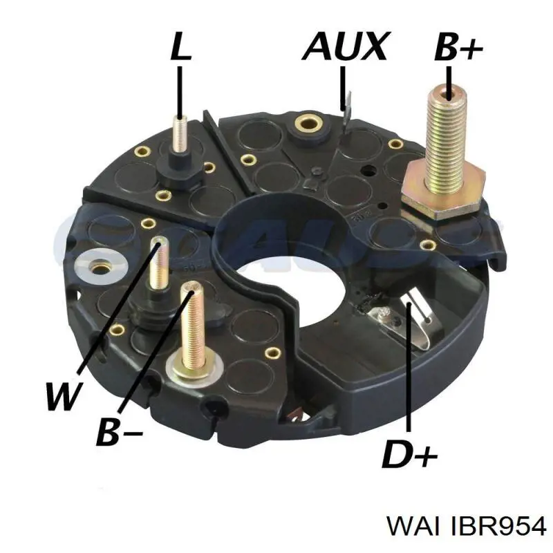 136737 Cargo alternador diodo puente rectificador