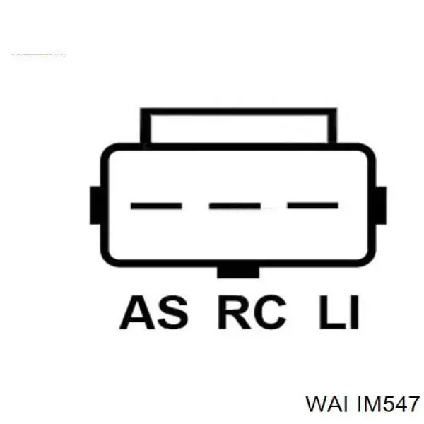 547 Mitsubishi regulador de rele del generador (rele de carga)