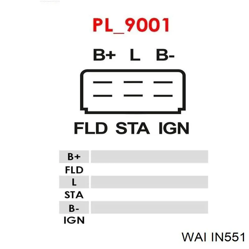 Regulador de voltaje del alternador ARE6016 AS
