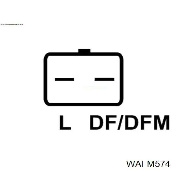 M574 WAI regulador de rele del generador (rele de carga)