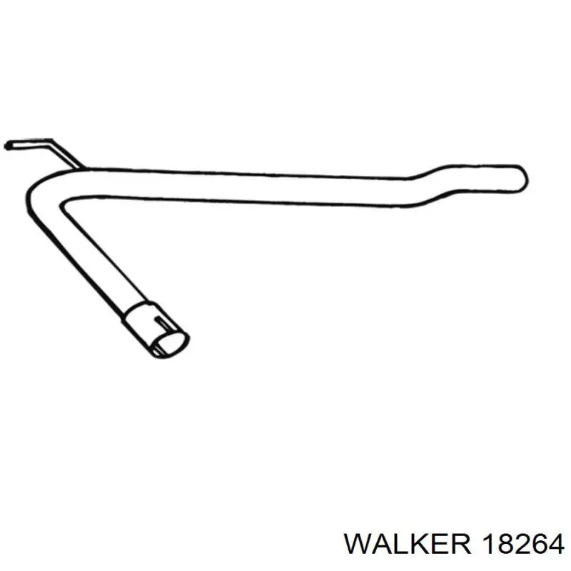 18264 Walker silenciador delantero