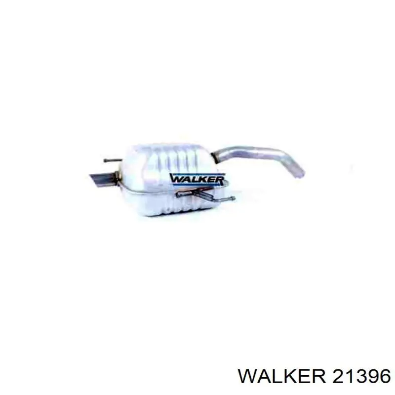 21396 Walker silenciador posterior