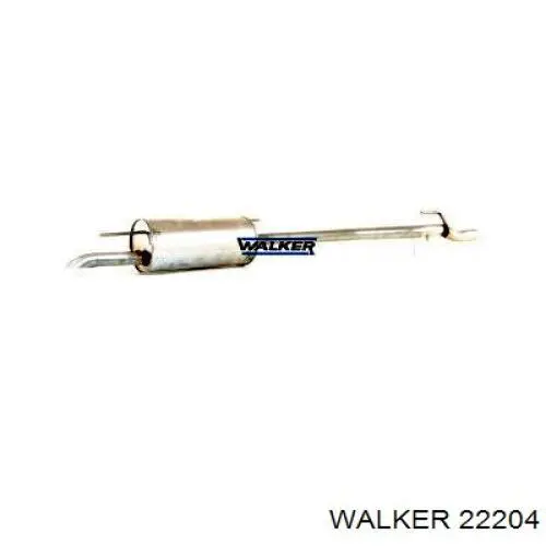 22204 Walker silenciador posterior